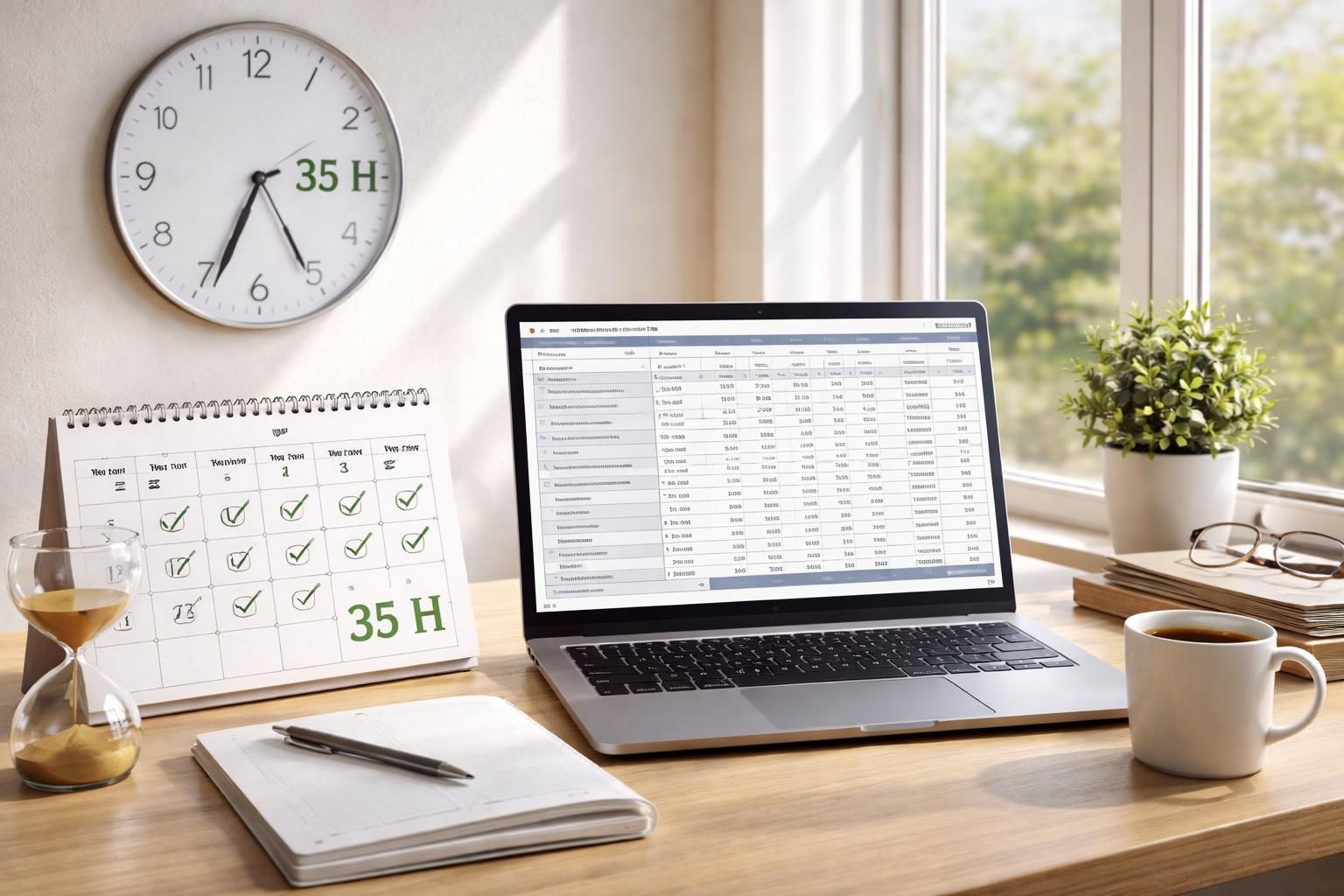 découvrez comment calculer le nombre moyen d'heures de travail mensuelles à partir d'une durée hebdomadaire de 35 heures, pour mieux gérer votre temps et vos horaires.